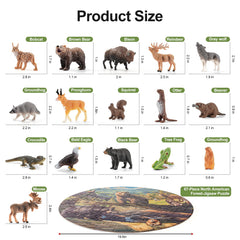 THINKBAY bobcat figurine designed for sturdy upright display during play