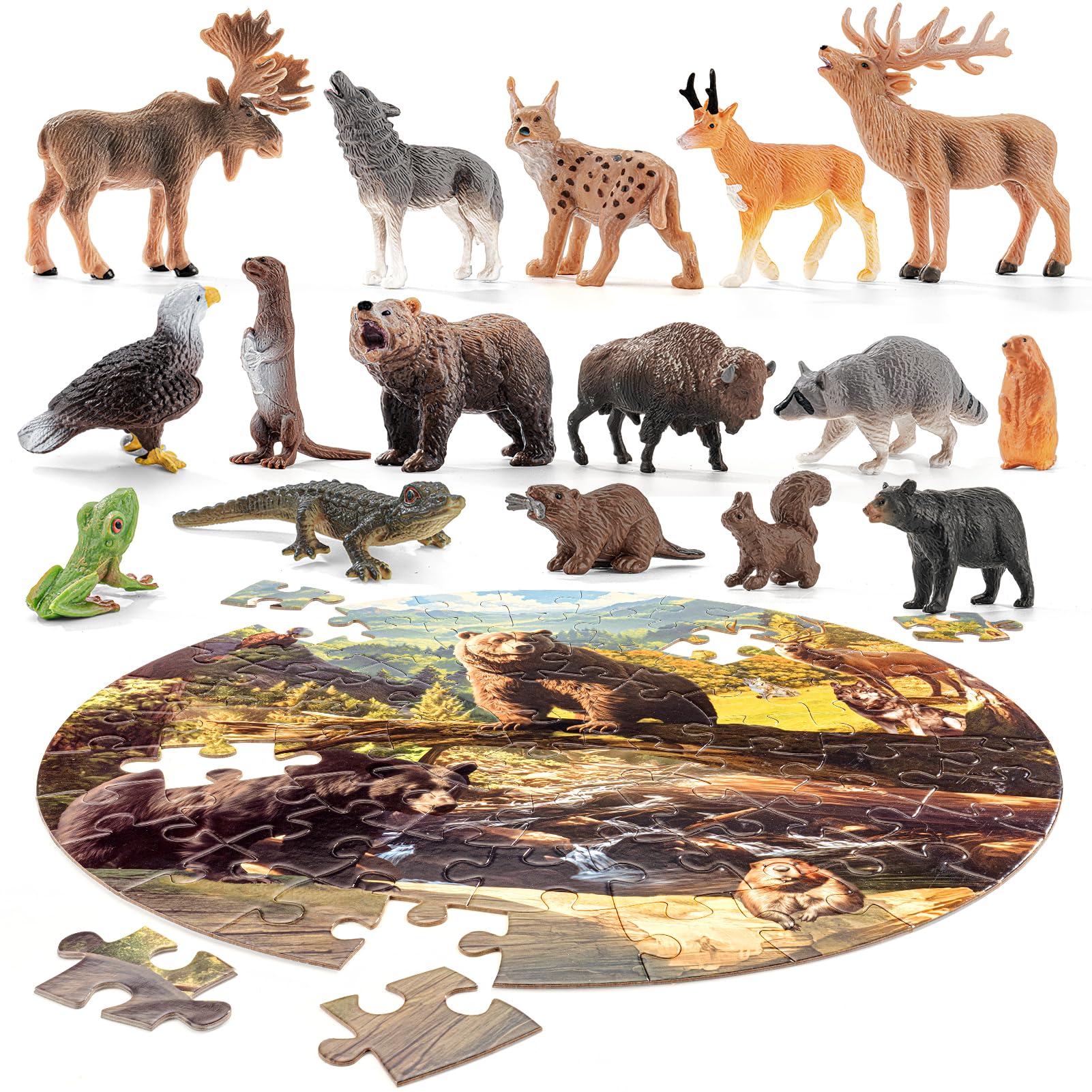 THINKBAY otter figurine with glossy finish for splash-friendly scenes