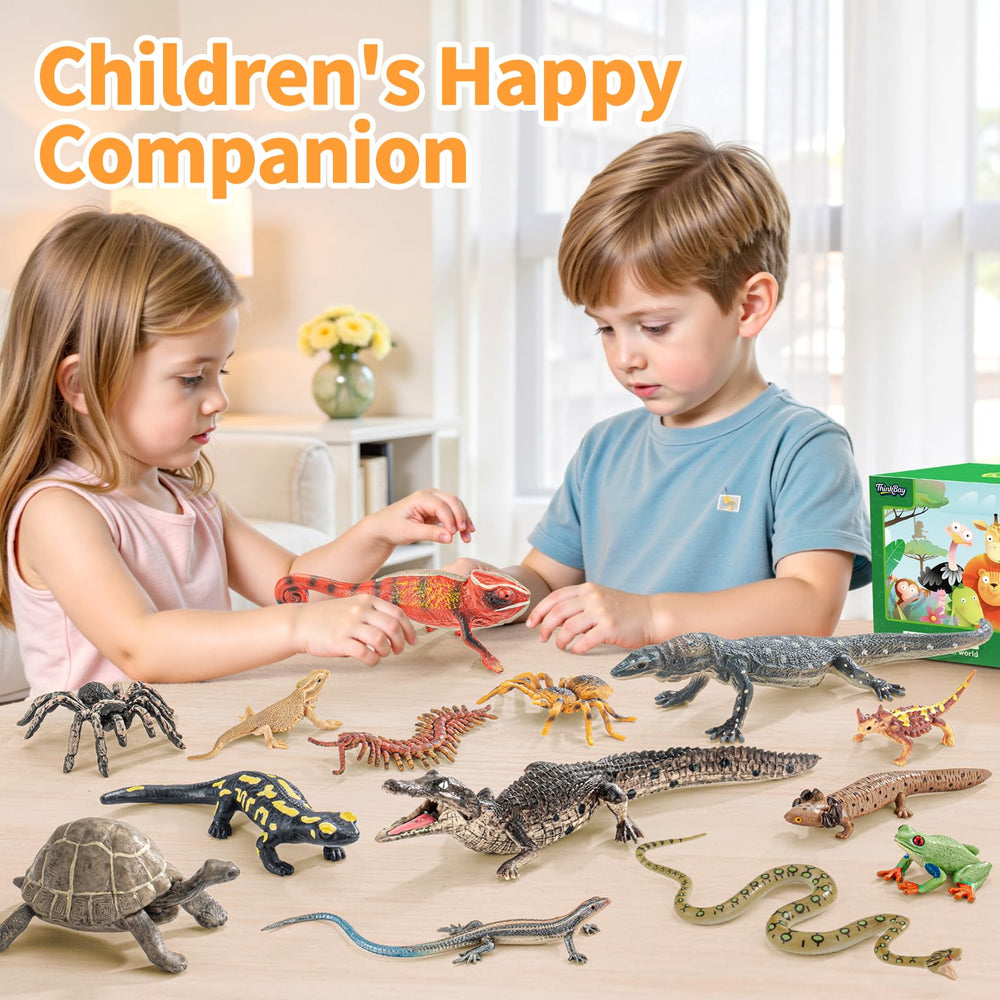 THINKBAY fire salamander figure adds vibrant rainforest detail for dioramas.
