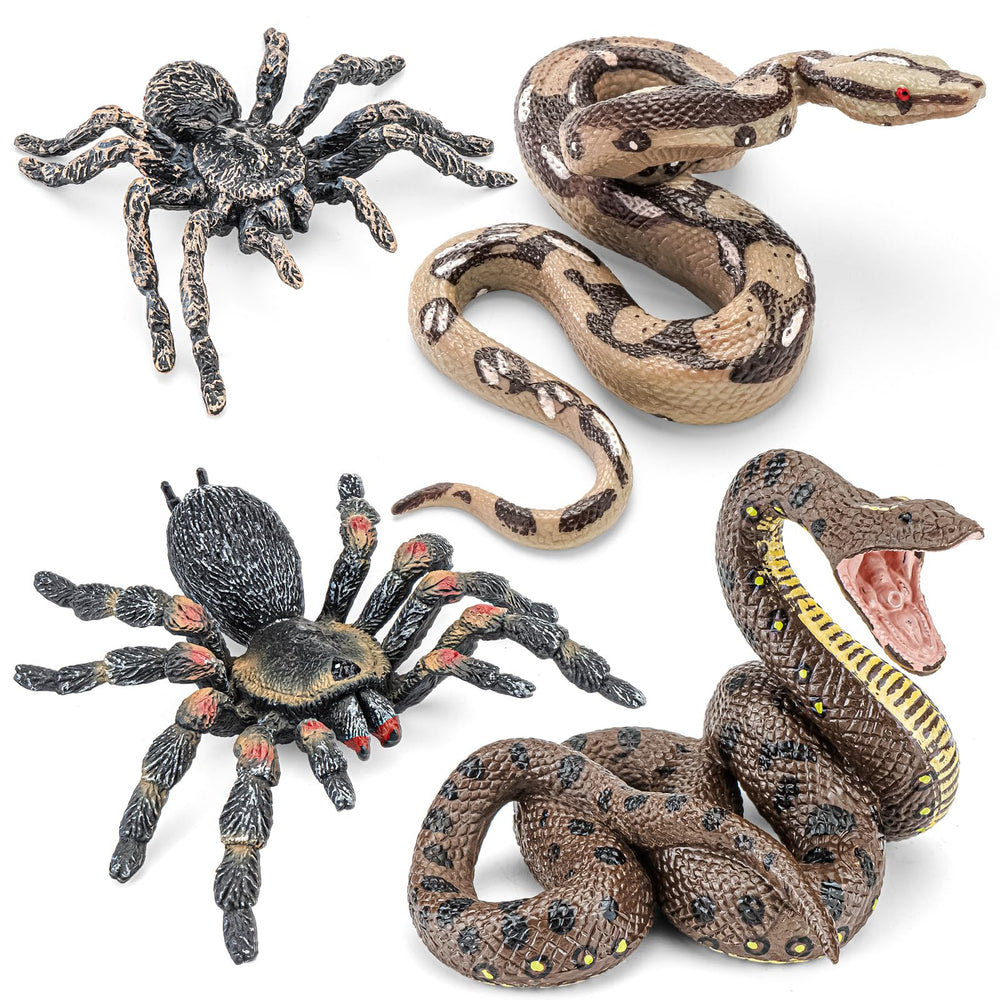 ThinkBay green anaconda figurine for pranks and decor, lifelike and safe for outdoor use.