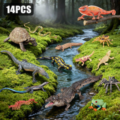 THINKBAY horned lizard figure enhances STEM dioramas and tactile learning.