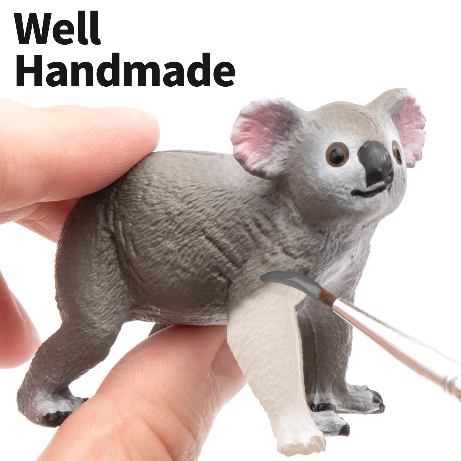 THINKBAY Kangaroo figurine hand-painted for durable storytelling