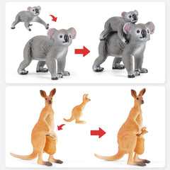 THINKBAY Koala figurine hand-painted for vibrant display and play