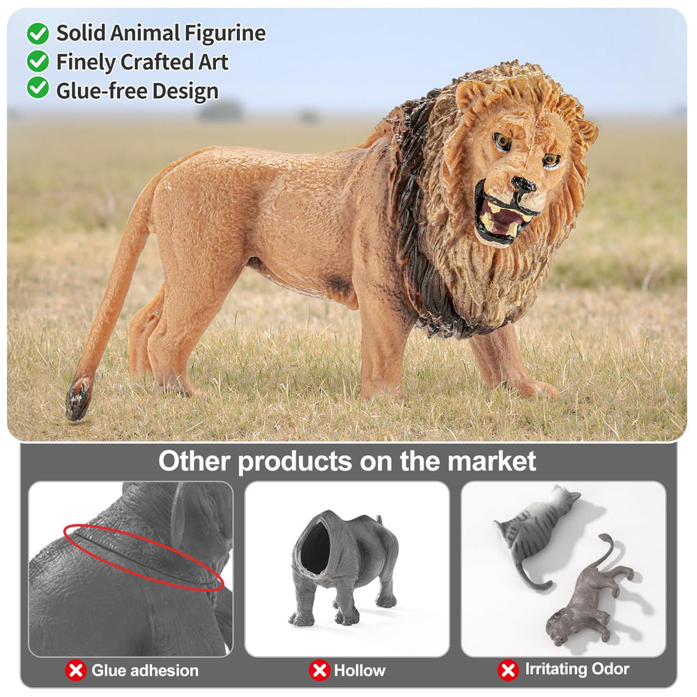 ThinkBay lion cub figure for classroom imagination and games.