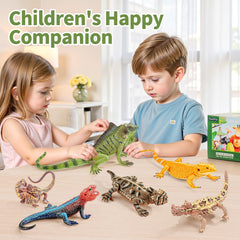 ThinkBay Plains Rock Lizard figure for realistic dioramas and science projects