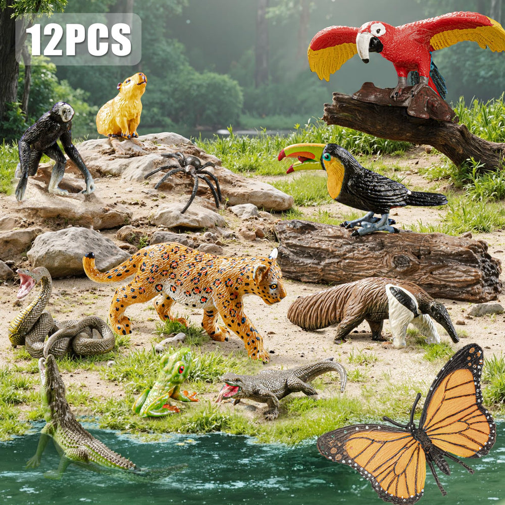 THINKBAY rainforest capybara figurine supports imaginative play and diorama building
