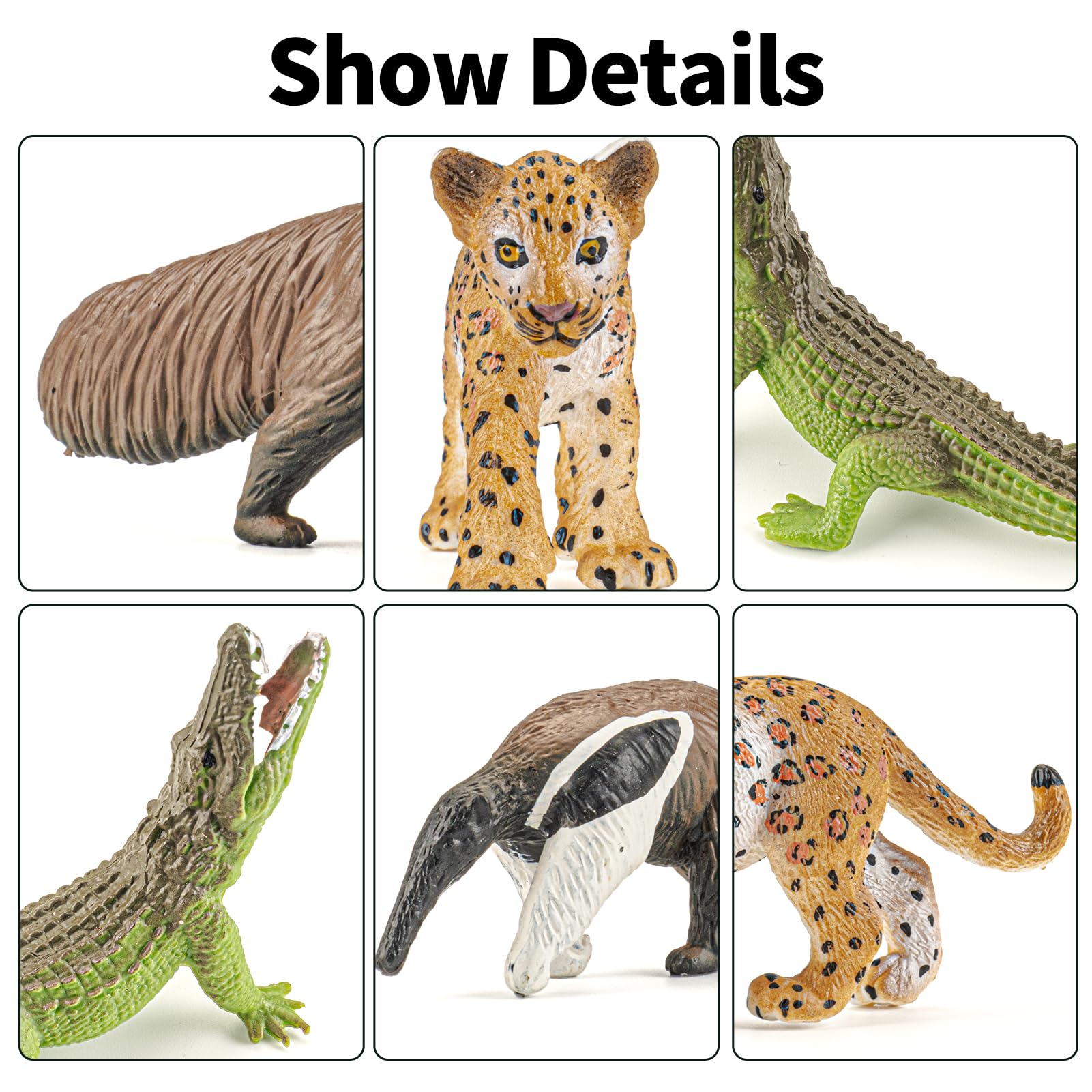 THINKBAY rainforest toucan figurine enhances storytelling and habitat learning