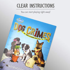 ThinkFun Dog Crimes play session with family boosting logical skills.