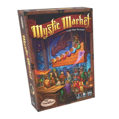 ThinkFun Mystic Market value track shown, guiding score and strategic pacing.