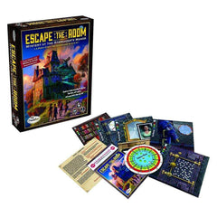ThinkFun Stargazer's Manor clue cards support collaborative problem solving during family game night.