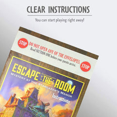 ThinkFun Stargazer's Manor players enjoy a 3-8 participant mystery adventure.