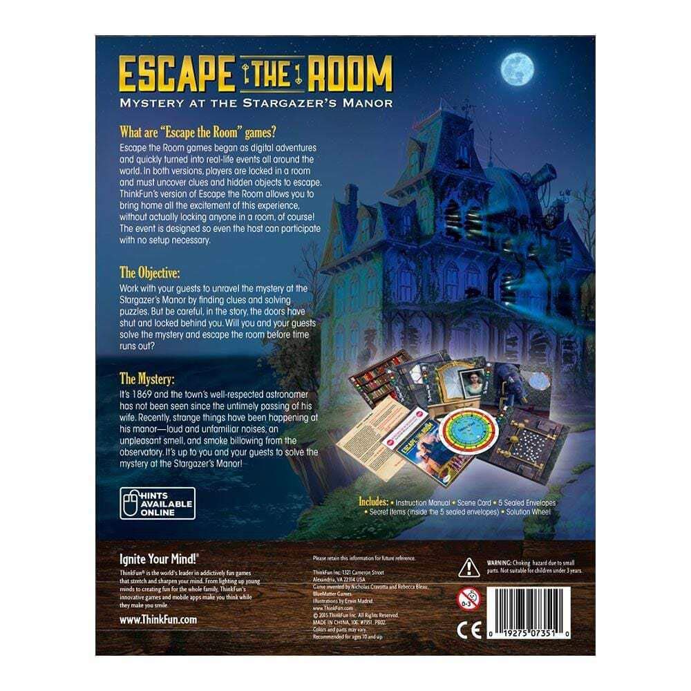 ThinkFun solution wheel guides progress while maintaining challenge and excitement.