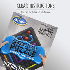 Challenge cards for ThinkFun Thinking Putty Puzzle offering stepwise learning