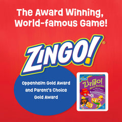 ThinkFun Zingo Word Builder Zinger in use to reveal tiles