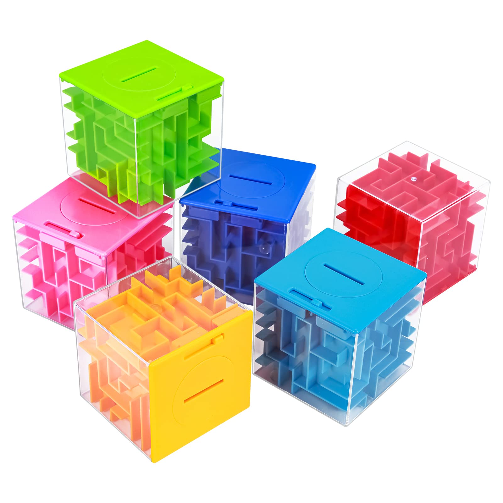 ThinkMax Money Maze green box promotes concentration during play.