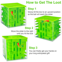 ThinkMax Money Maze pink box offers engaging problem solving.