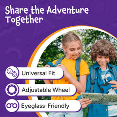 Think Peak binoculars are waterproof for year-round outdoor use.