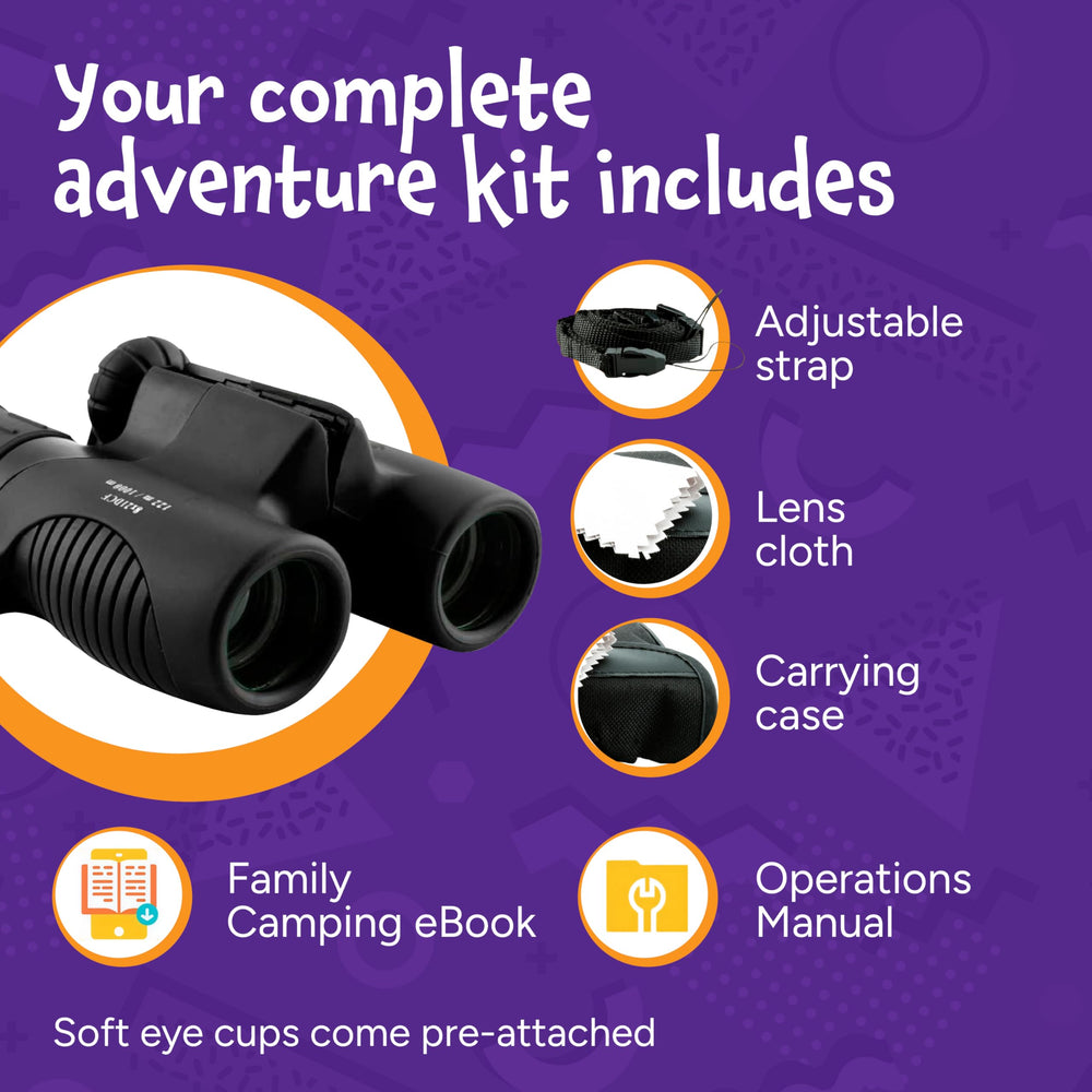 Think Peak ergonomic design fits small hands for steady birdwatching.