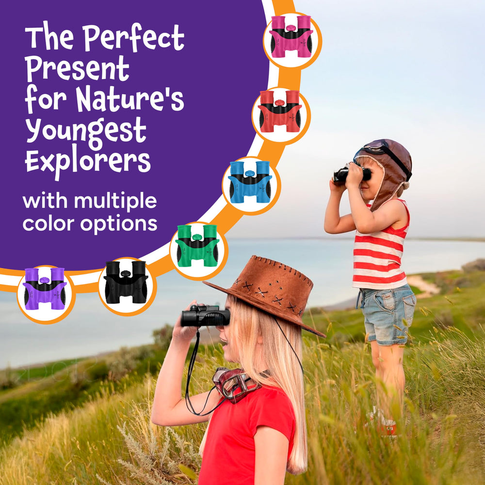 THINKPEAK Pink Binoculars ideal for backyard wildlife watching
