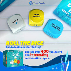 ThinkPsych Dive In card drawer with deep-dive prompts for dialogue.