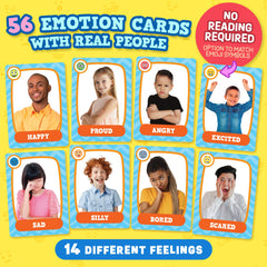 ThinkPsych Go Fish faces feelings action-challenges capture dynamic play and learning moments.