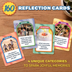 ThinkPsych Golden Memories illustrated prompts guide meaningful chats and positive moods.