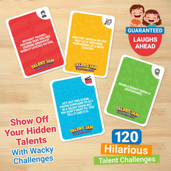 ThinkPsych Talent Jam move-challenge card inspires energetic, goofy actions for all ages.