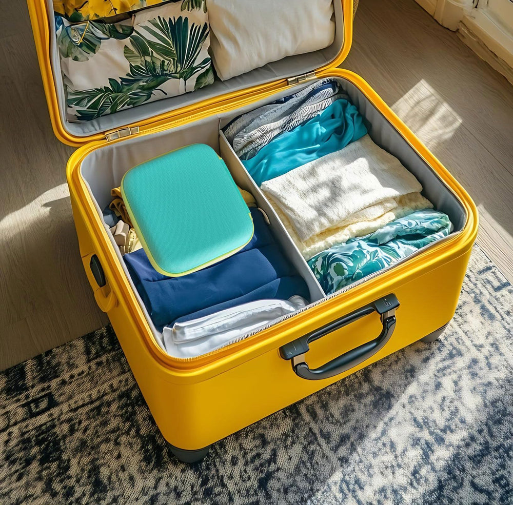 Premium protection and organization in a single, durable Nex Playground travel case.
