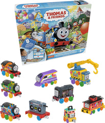 Thomas and Friends countdown windows gift set previews daily surprises for seven days.