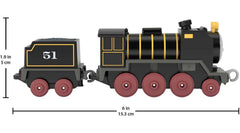 THOMAS & FRIENDS cargo car accompanying Hiro engine for storytelling adventures.