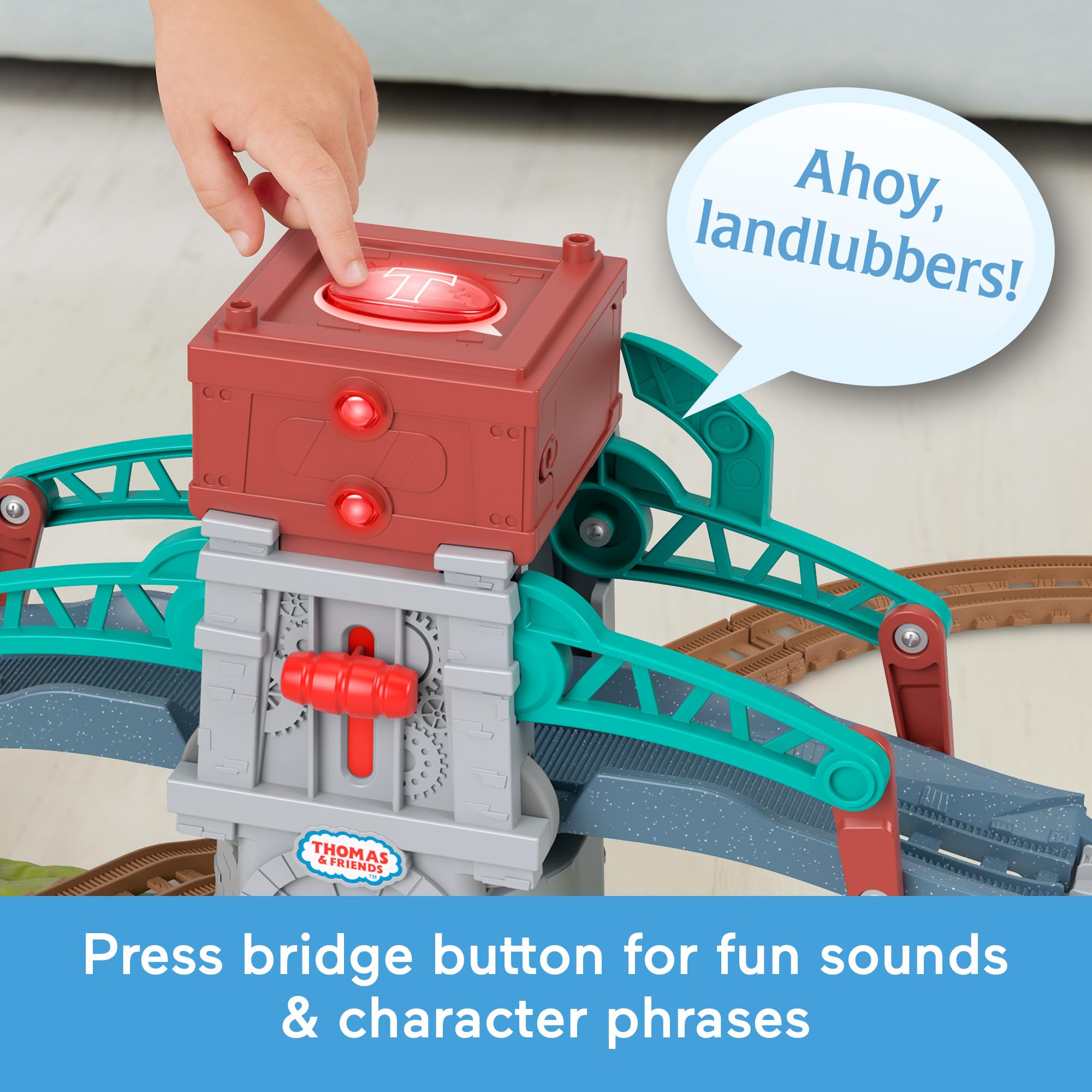 Thomas and Friends cargo-loading scene showing dock delivery play possibilities.