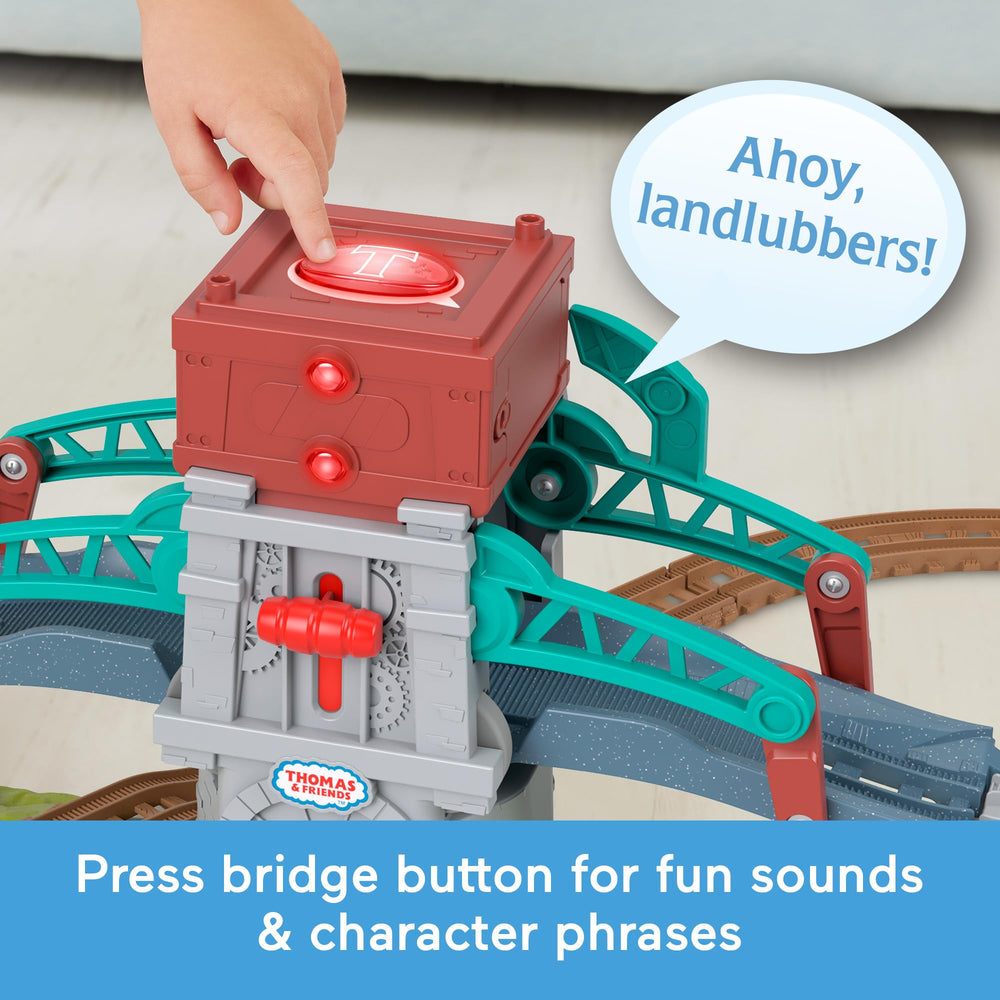 Thomas and Friends cargo-loading scene showing dock delivery play possibilities.