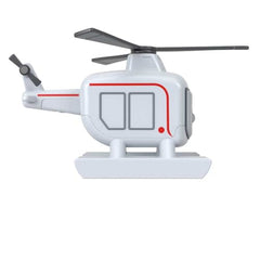Harold helicopter toy detail highlights durable die-cast finish for long-lasting fun.