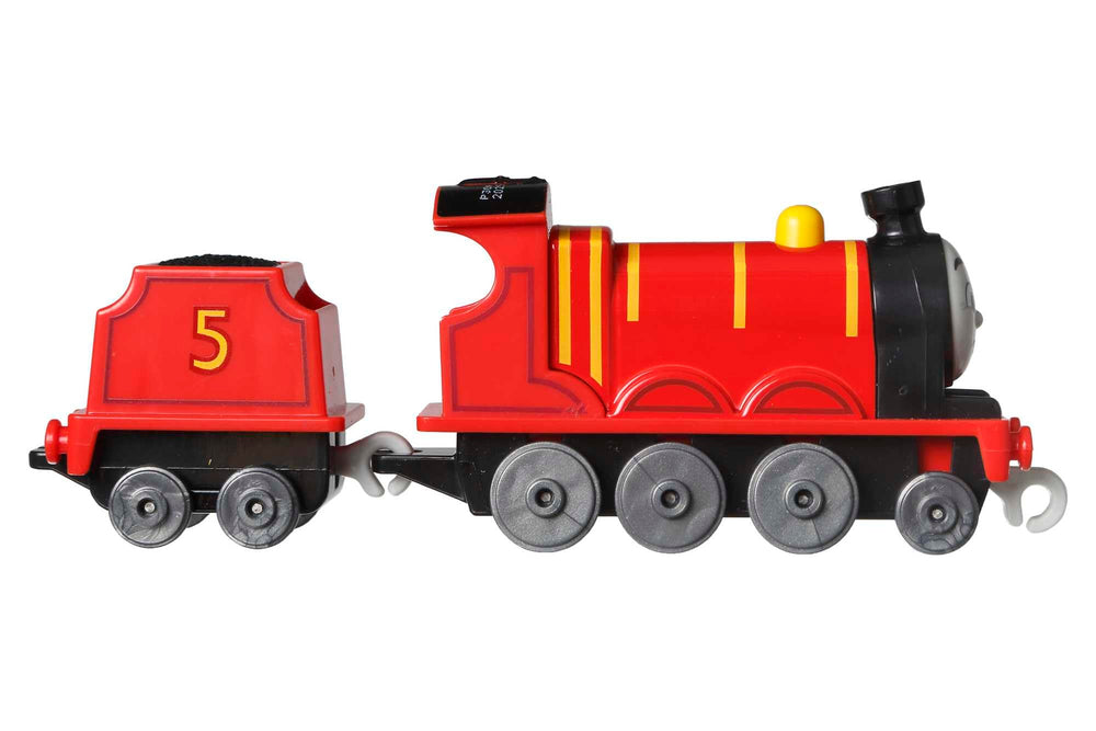 Thomas & Friends James train on track invites role-play as a conductor.
