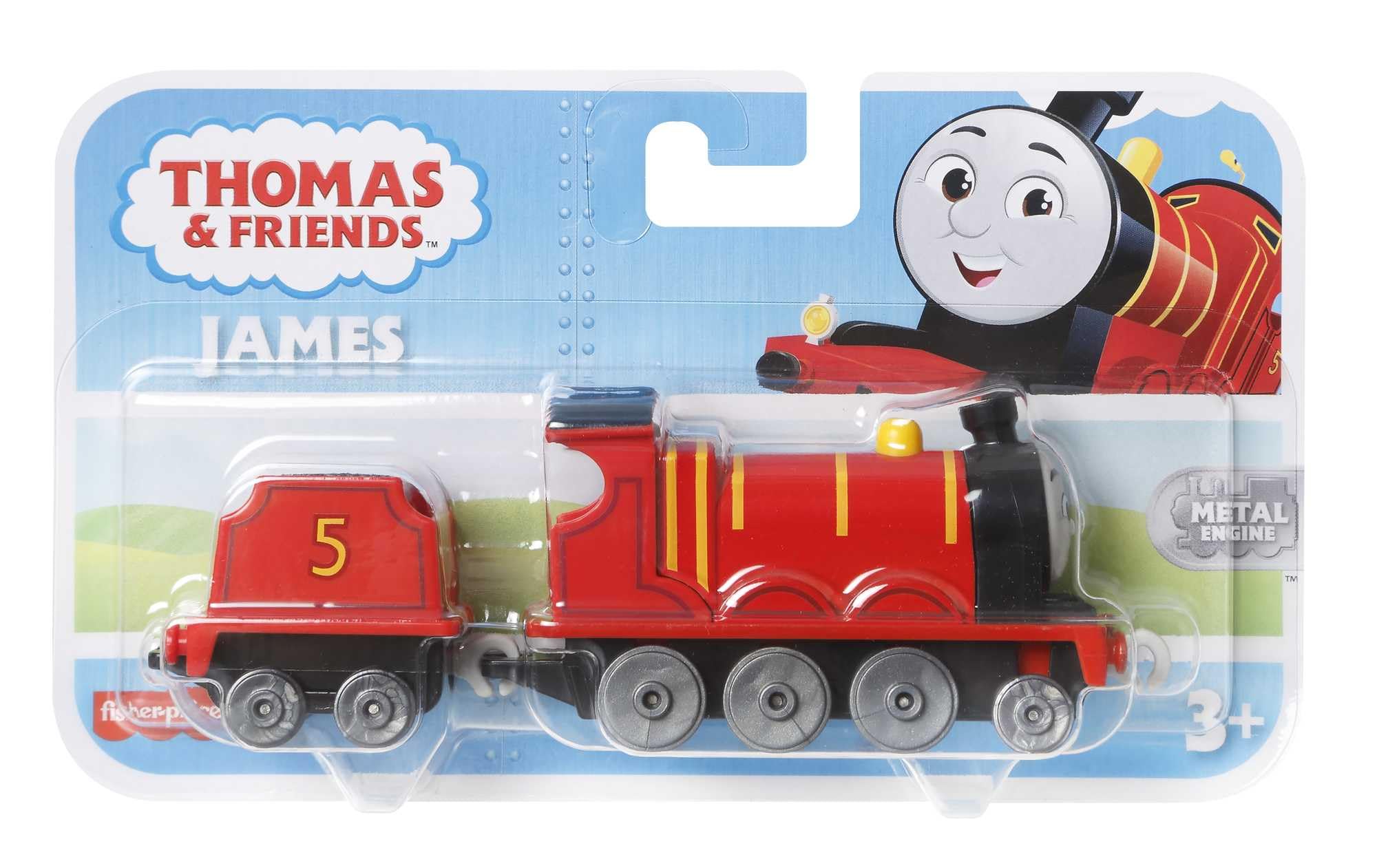 Thomas & Friends James interactive engine supports shared play with siblings and friends.