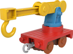 Carly Crane top button for simple, kid-friendly control.