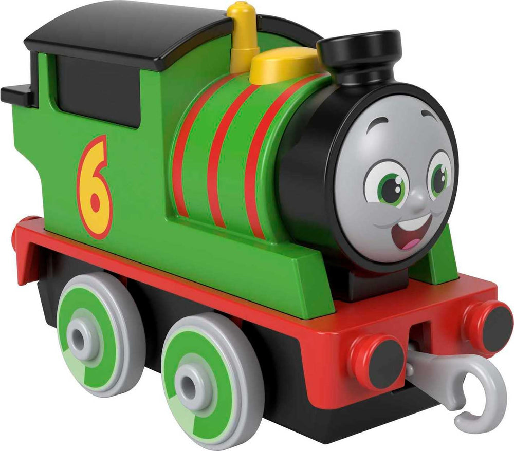 Thomas and Friends Percy connector detail, attaches to other trains for expanded adventures.