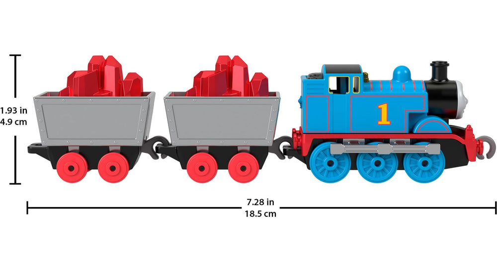 Thomas & Friends premium deco finish enhances the collectible look and shelf appeal.