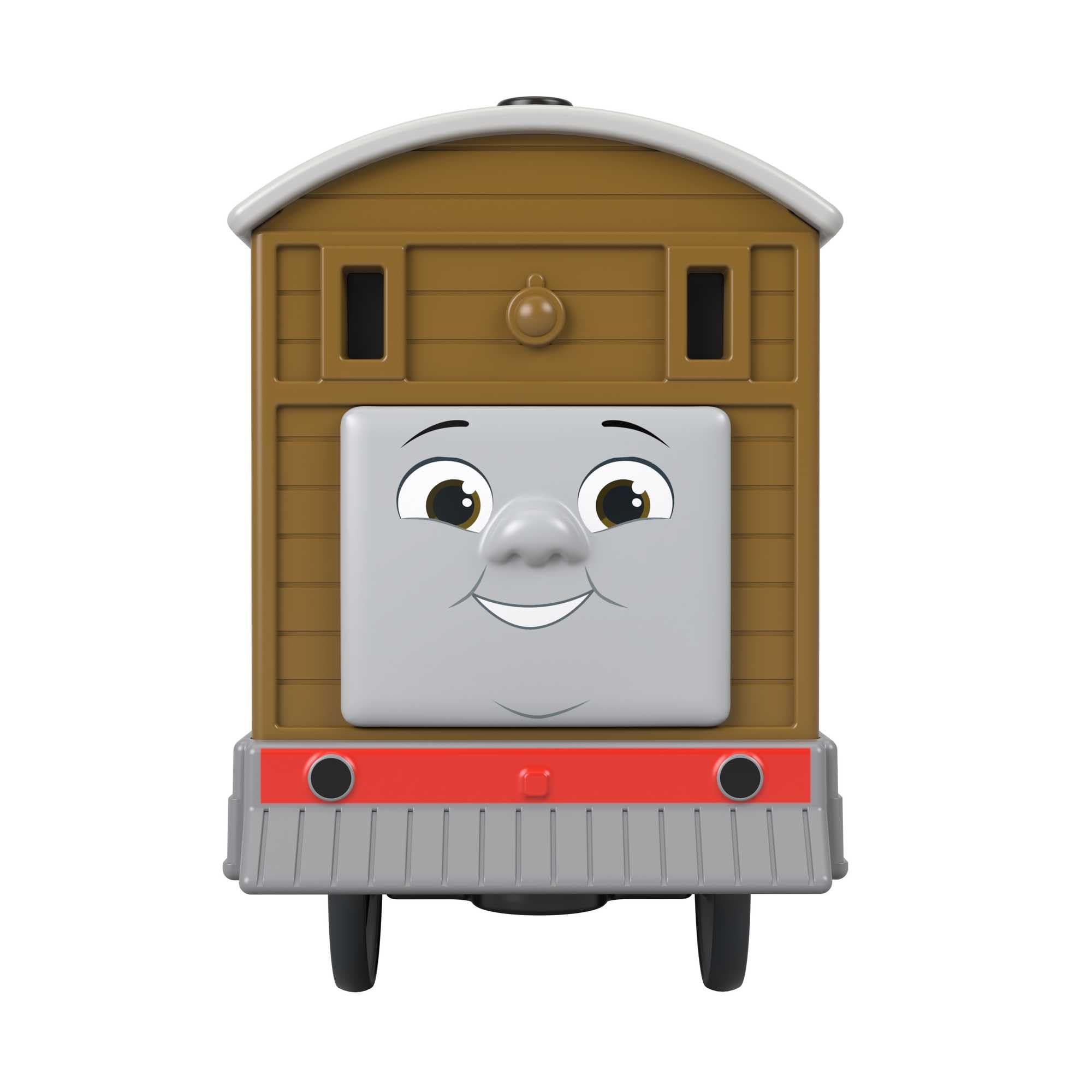 THOMAS & FRIENDS Toby engine top action shot for easy on-the-go play sessions.