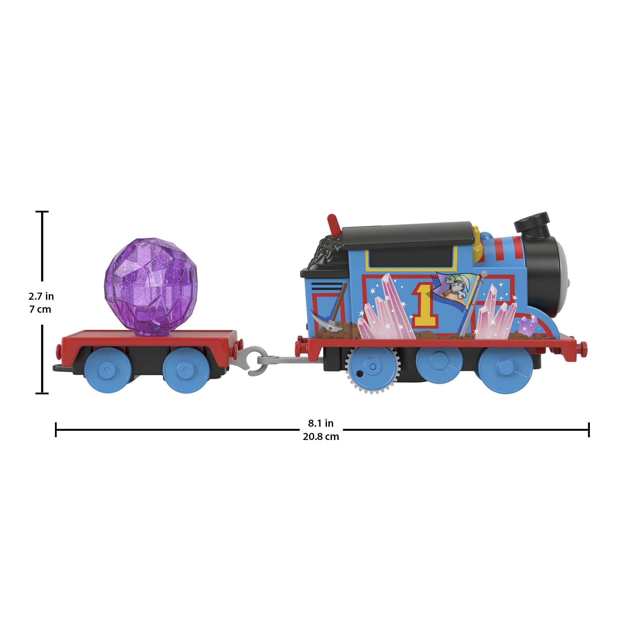 Thomas & Friends eight-feet track expands layout possibilities and play variety.