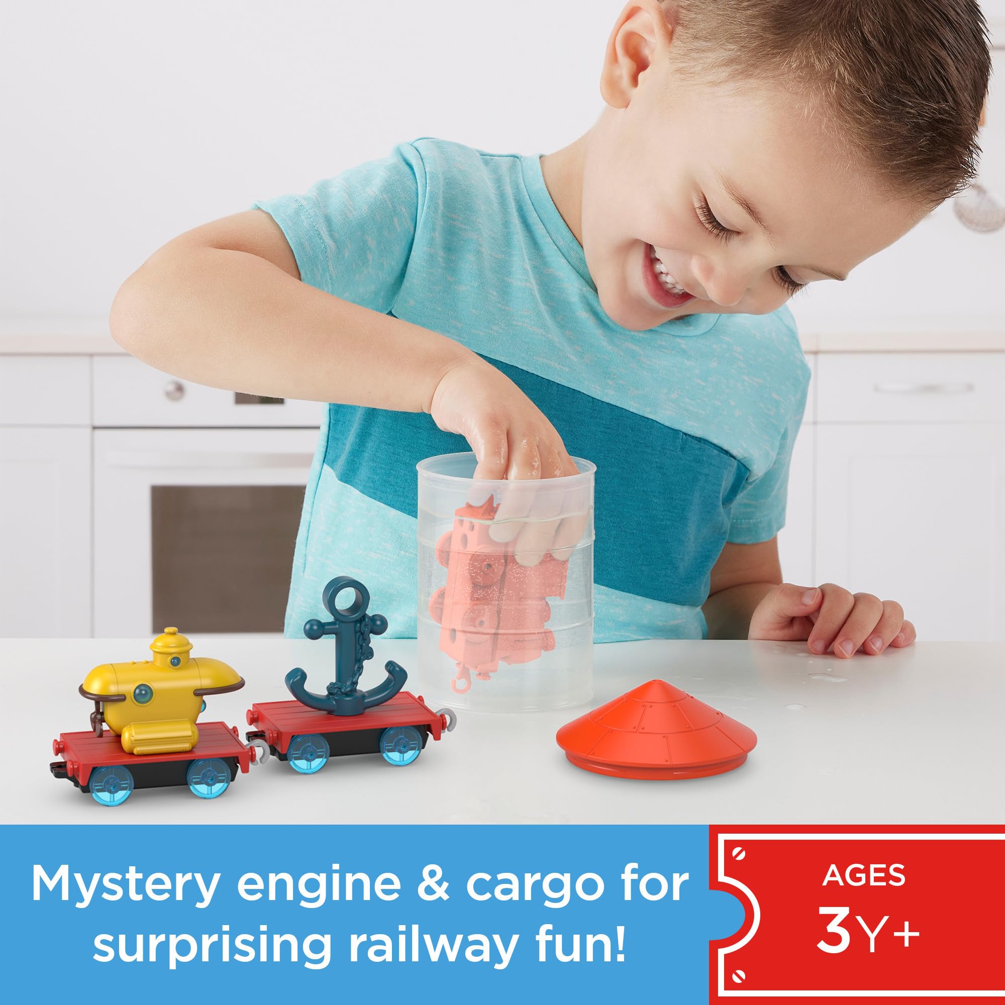 Thomas & Friends warm water reveal engine showing mystery character appearance.