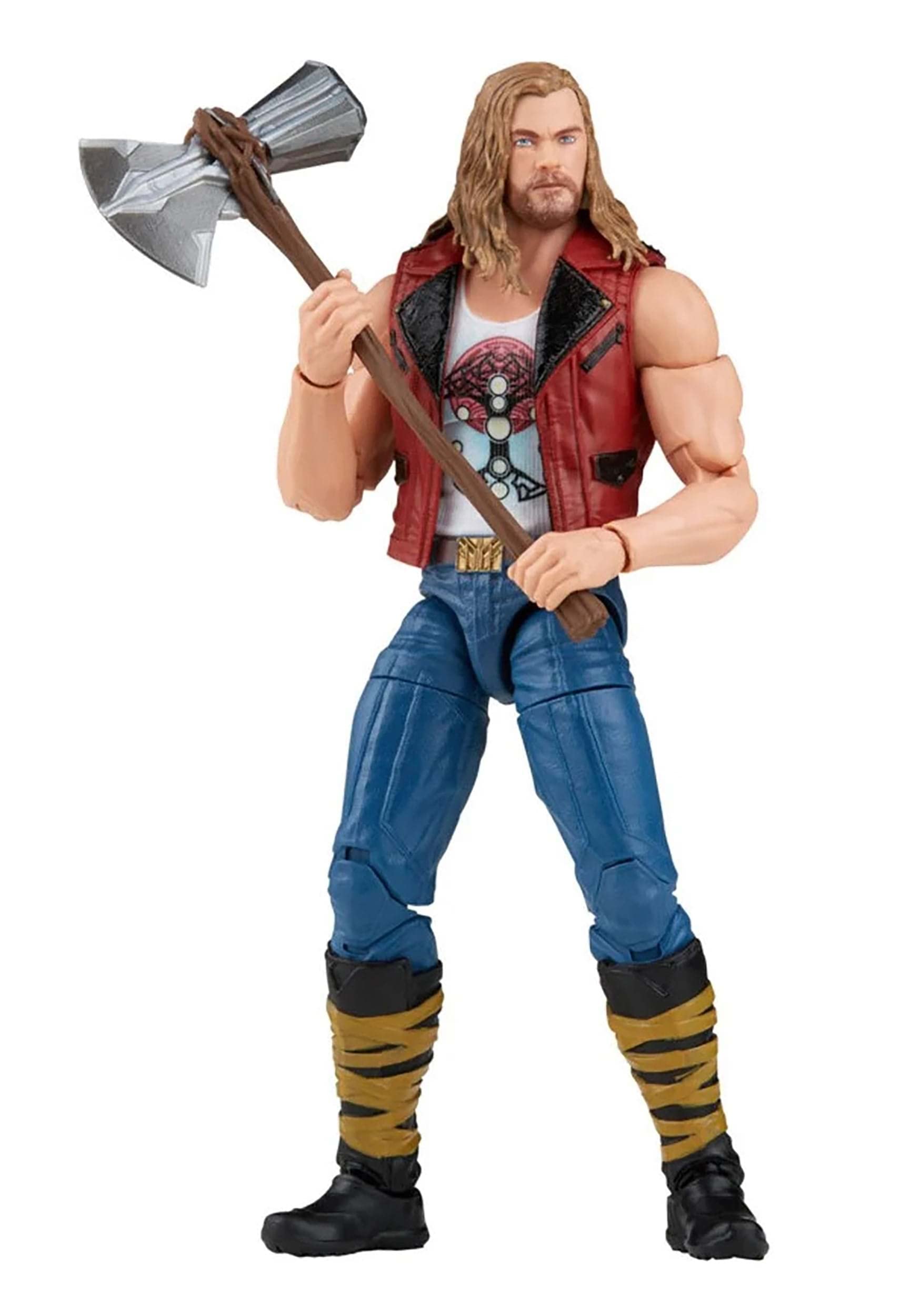 Thor Marvel Legends Ravager Thor figure front view for display and posing.