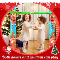 Threan inflatable limbo for indoor and outdoor parties on the go.