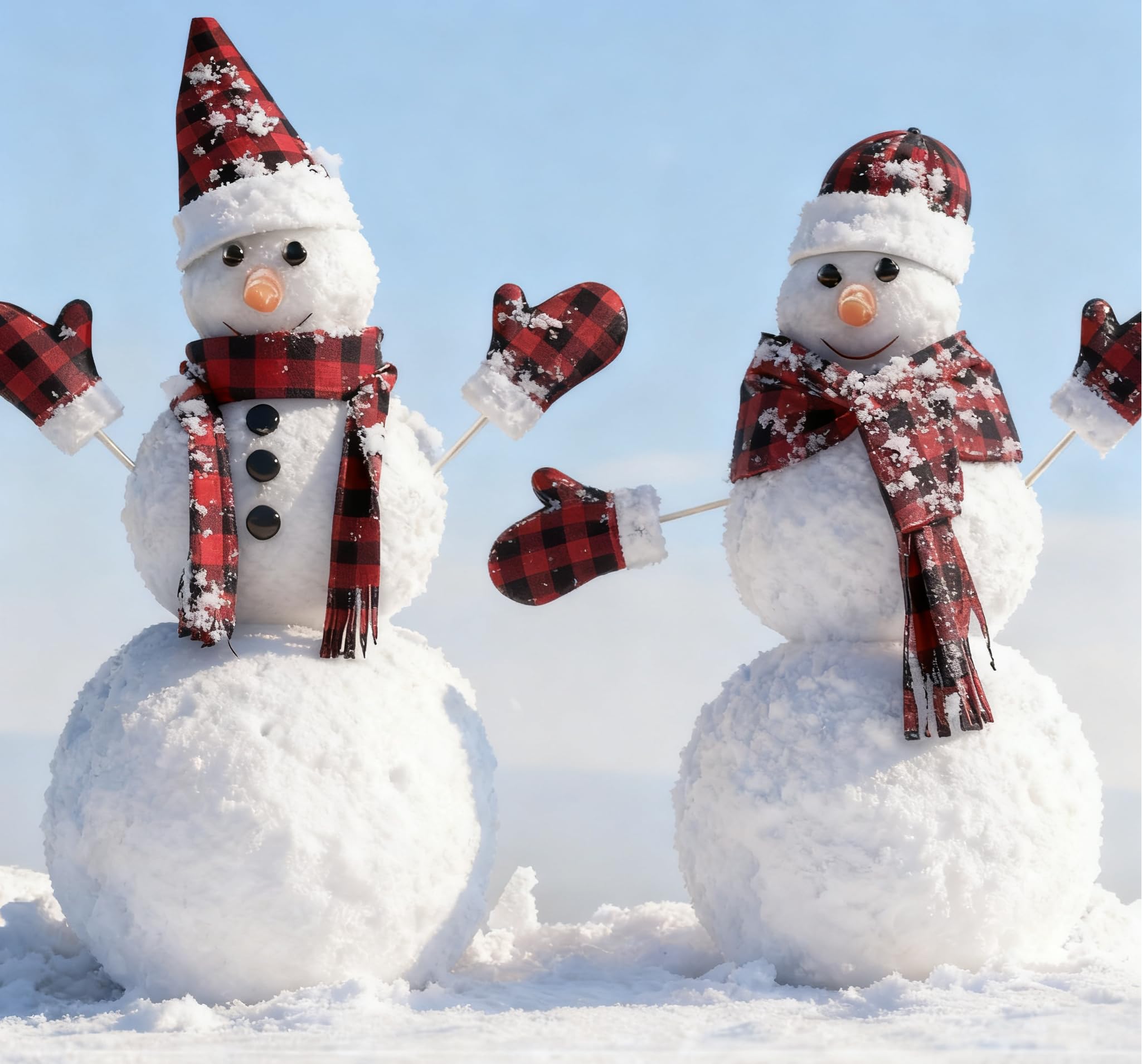 Threan outdoor snowman setup kit ideal for family-friendly winter activity.