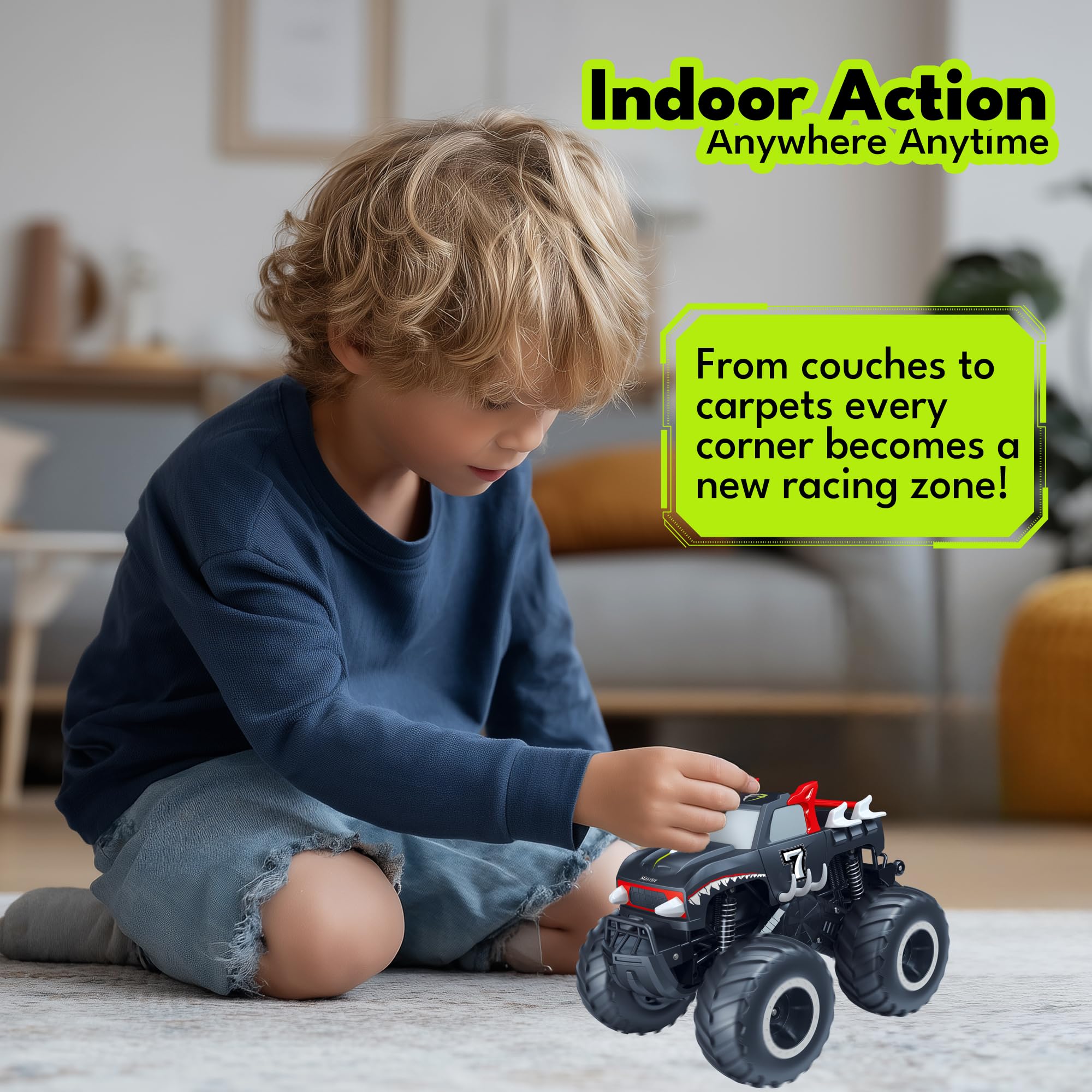 Threeking Monster Truck gift ready packaging for a fun gift idea