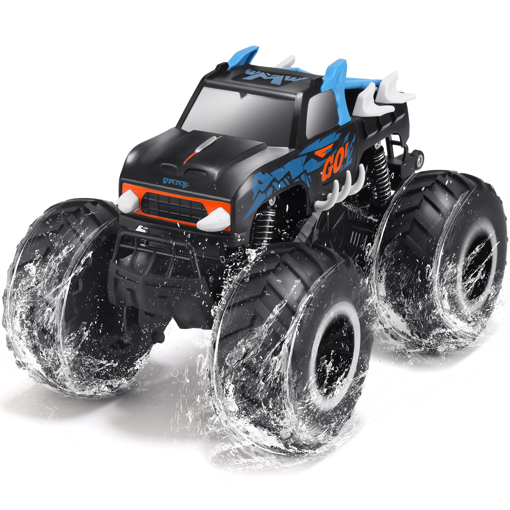 Threeking Monster Truck front view showing rugged build for tough terrain