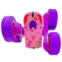 Threeking RC Stunt Car double-sided drive; versatile indoors or outdoors.