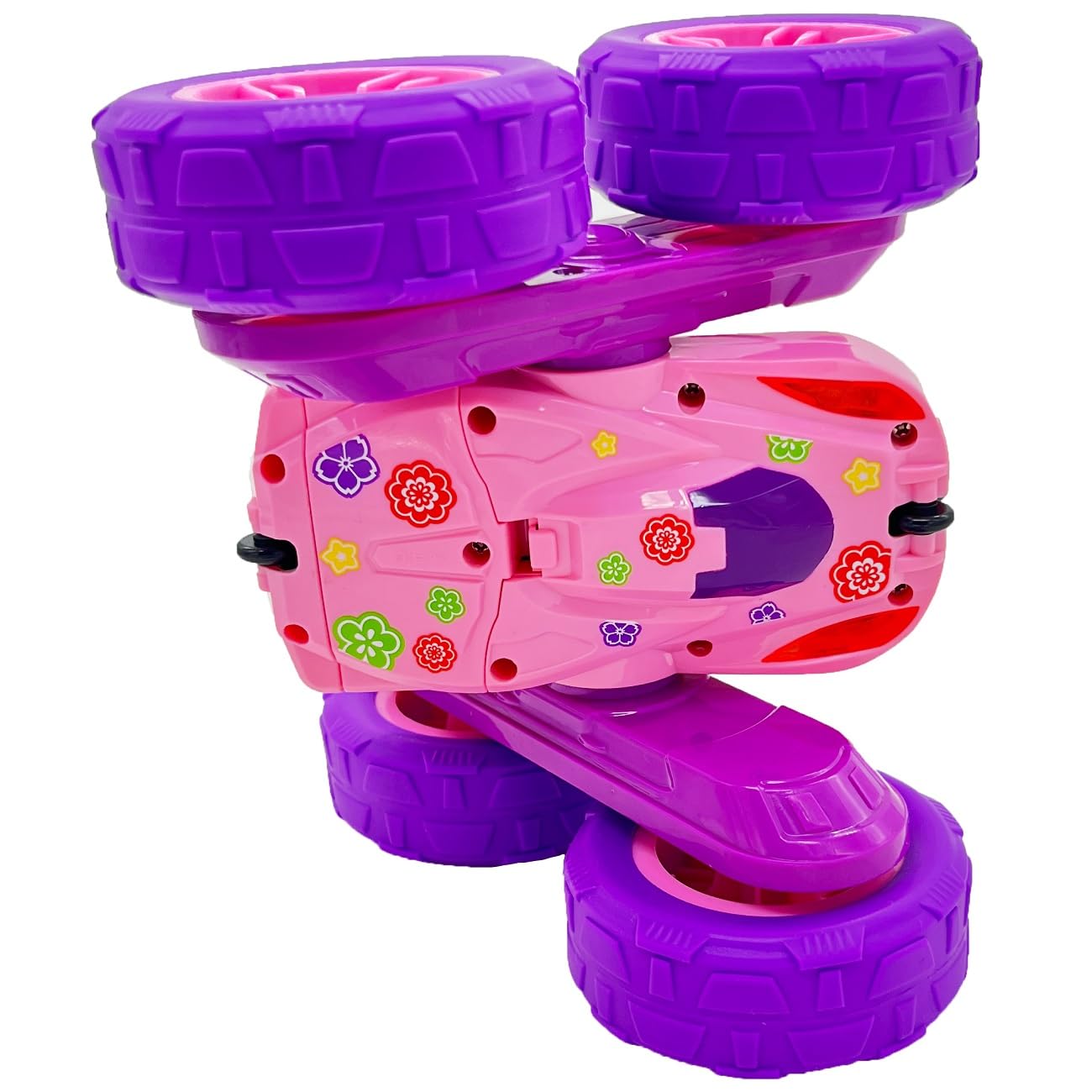 Threeking RC Stunt Car indoor/outdoor use; durable for long sessions.