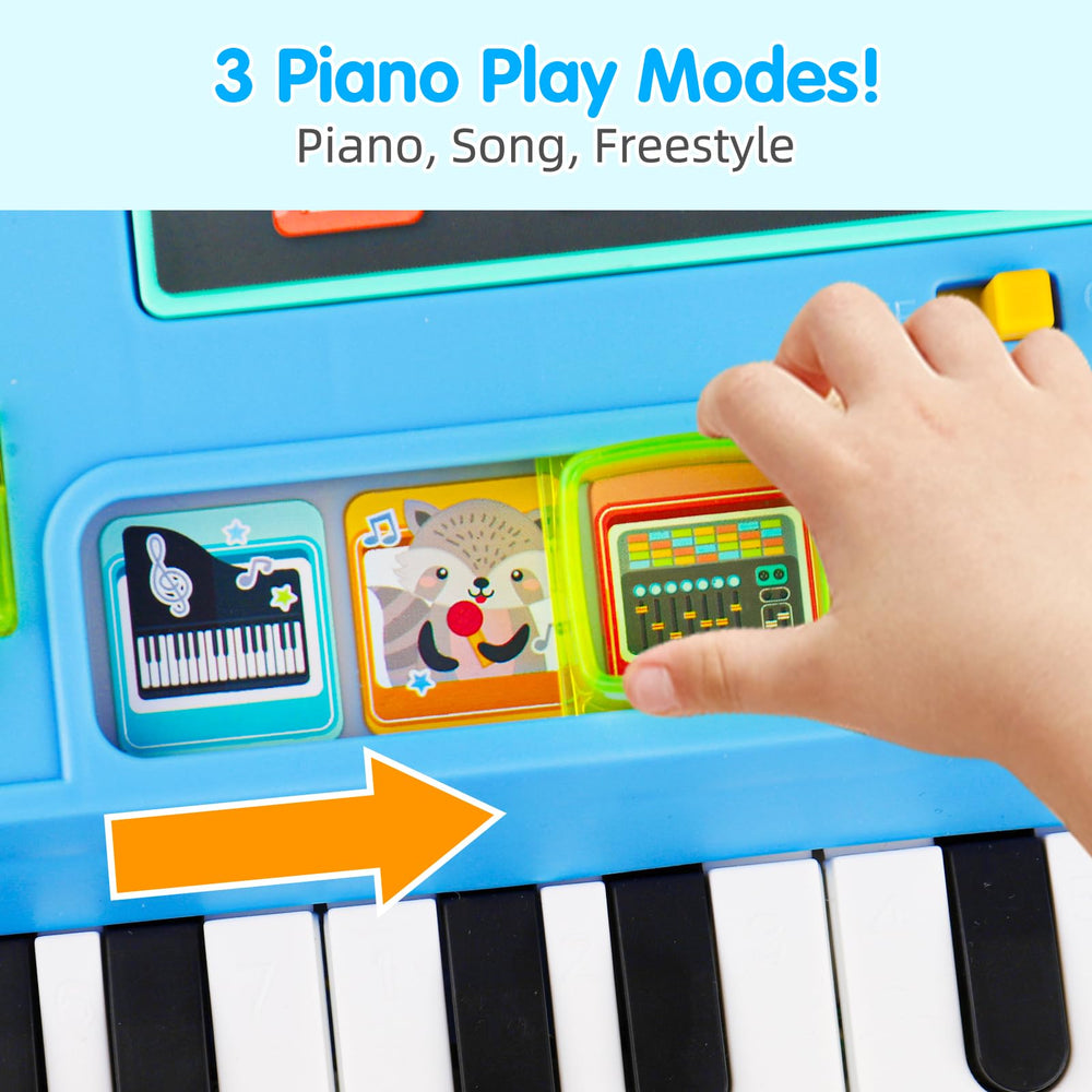 Thremhoo Baby DJ Table detachable legs offer flexible play positions for tummy time.