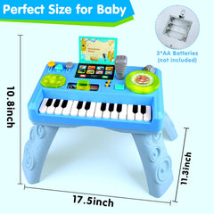Thremhoo Baby DJ Table LED DJ turntable invites interactive music exploration and pretend play.